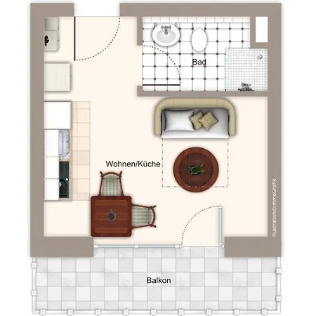 Ferienvillen Anna Düne Ferienvillen Anna Düne 1-07 Apartment *